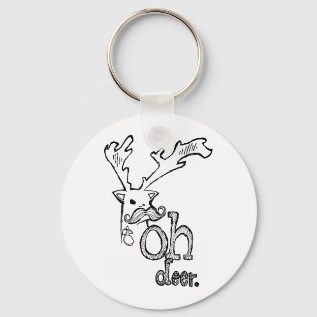Oh Deer Schlüsselanhänger (Vorderseite)