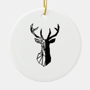 Oh Deer Soft Minimal Vibe Keramik Ornament