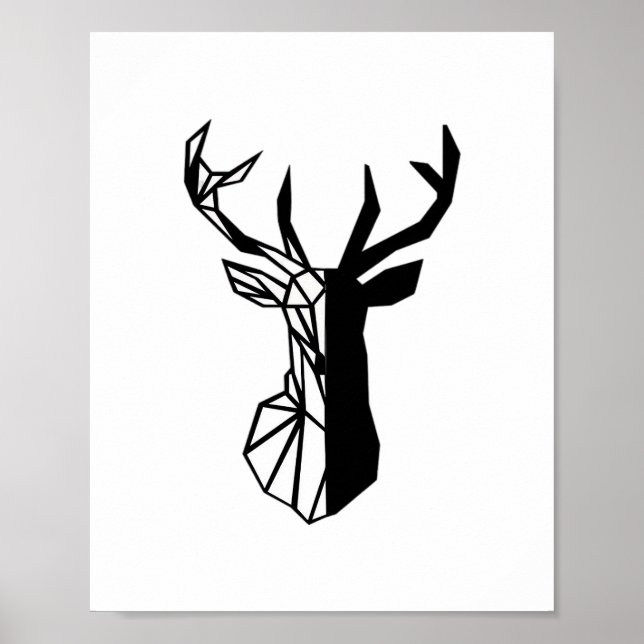 Oh Deer Soft Minimal Vibe  Poster (Vorne)