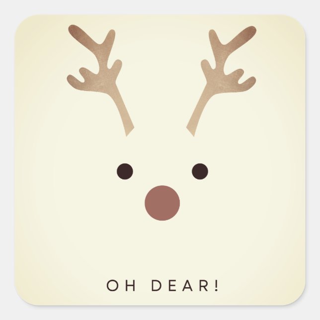 Oh Deer Sticker (Vorderseite)