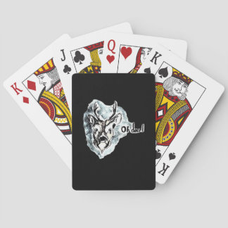 Oh Deer Trendiger moderner Stil Spielkarten