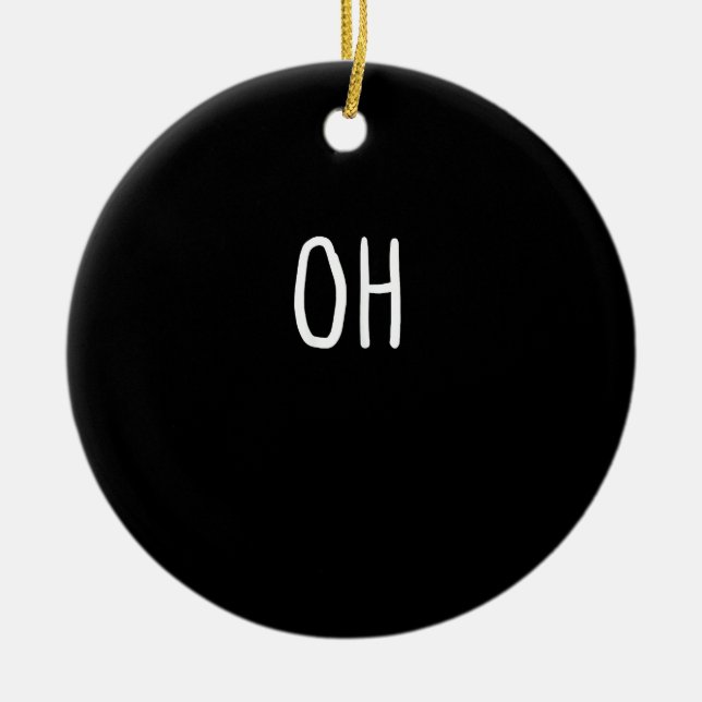 Oh Deer Trendy Halloween Style Ornament (Vorne)