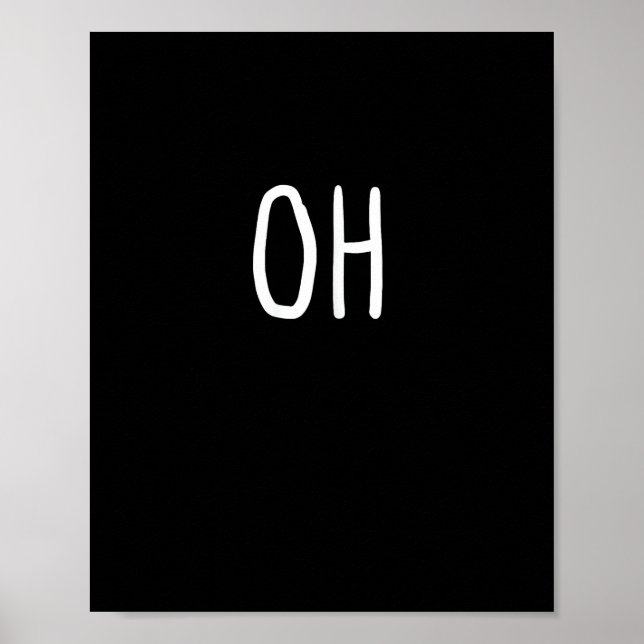 Oh Deer Trendy Halloween Style  Poster (Vorne)