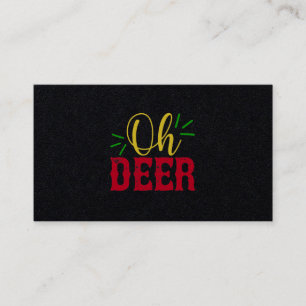 Oh Deer Visitenkarte