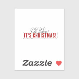 Oh Deer, Weihnachten! Aufkleber