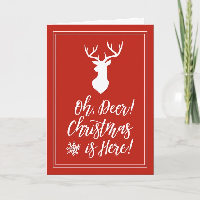 Oh Deer, Weihnachten ist hier! (Vorderseite)