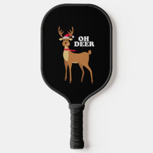 Oh Deer - Weihnachtsrinder Pickleball Schläger