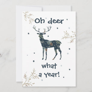 Oh Deer What A Year Quarantine 2020 Weihnachten