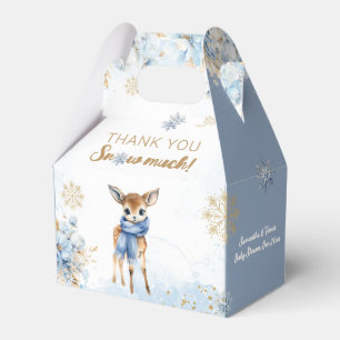 Oh Deer Winter Baby Boy Dusche Geschenkschachtel