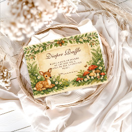 Oh Deer Woodland Diapper Raffle Begleitkarte