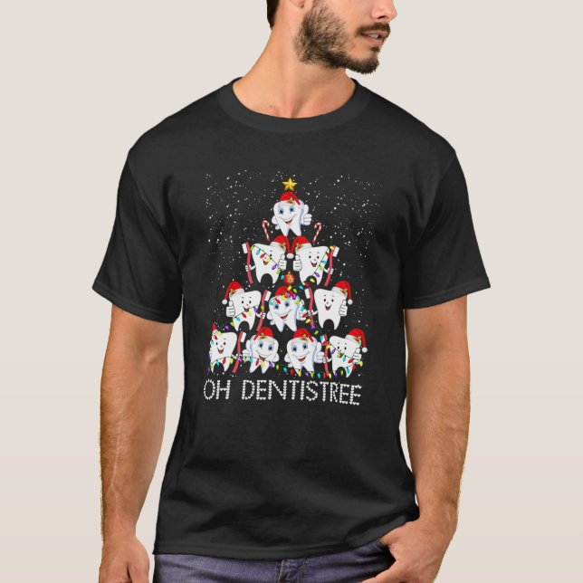 Oh Dentistree Merry Dentist T-Shirt (Vorderseite)
