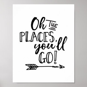 Oh, die Orte, an denen Kinder Poster drucken