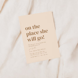 Oh, die Orte, an denen sie Party Einladung machen 