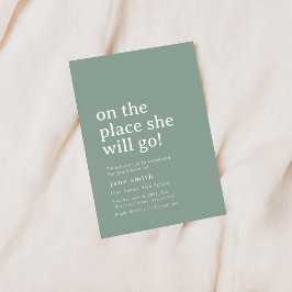 Oh, die Orte, an denen sie Party Einladung machen 