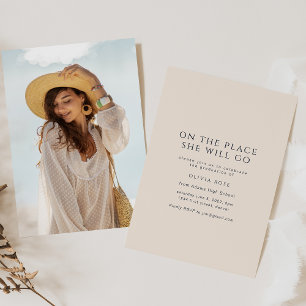 Oh, die Orte, an denen sie Party Einladung machen 