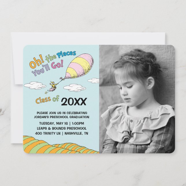 Oh, die Orte, an die du gehen wirst! Ankündigung d (Vorderseite)