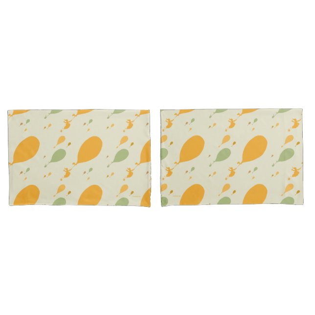 Oh, die Orte, an die du gehen wirst! Balloon Kontu Kissenbezug (Vorderseite-Set)