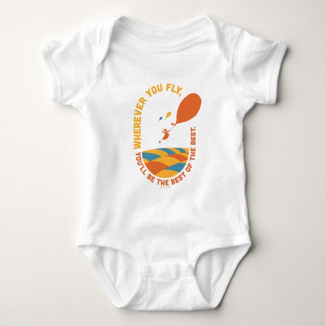 Oh, die Orte, an die du gehen wirst! "Best of the  Baby Strampler (Vorderseite)