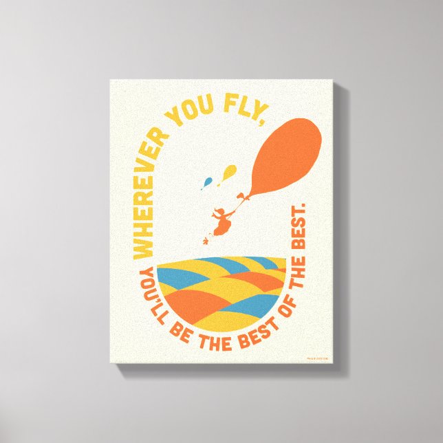 Oh, die Orte, an die du gehen wirst! "Best of the  Leinwanddruck (Vorderseite)