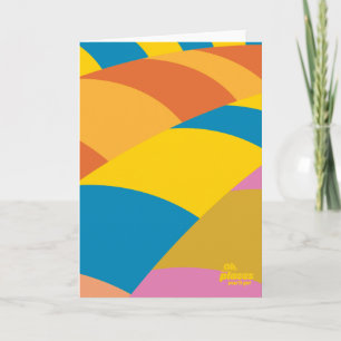 Oh, die Orte, an die du gehen wirst! Farbenfrohe B Karte