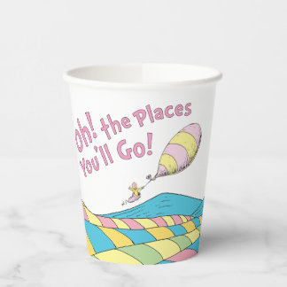 Oh! Die Orte, an die du gehen wirst! Girl Birthday Pappbecher