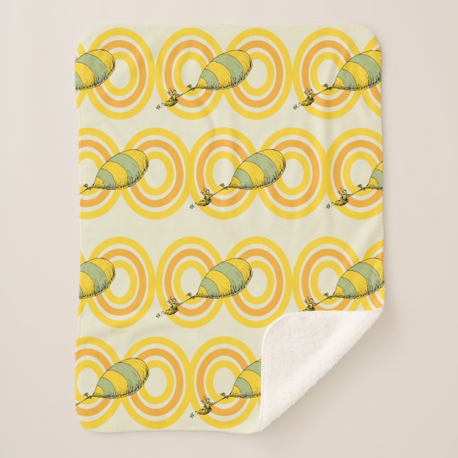 Oh, die Orte, an die du gehen wirst | Orange Patte Sherpadecke (Vorderseite)