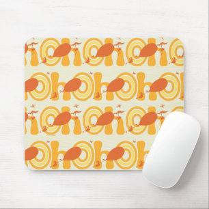 Oh, die Orte, an die du gehen wirst   Orangefarben Mousepad