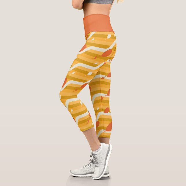 Oh, die Orte, an die du gehen wirst! Retro Balloon Capri Leggings (Links)