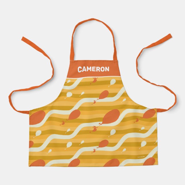 Oh, die Orte, an die du gehen wirst! Retro Balloon Schürze (Vorderseite)