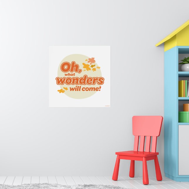 Oh, die Orte, an die du gehen wirst! "Was Wunder w Poster (Kinderzimmer 1)