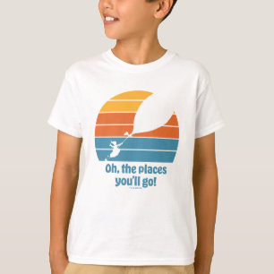 Oh, die Orte, an die du gehst! Retro-Sonnenunterga T-Shirt