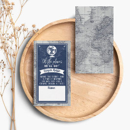 "Oh, die Orte, an die er gehen wird!" Reisekarte B Begleitkarte