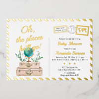 Oh, die Places Travel Baby Boy Shower Abenteuer Ka