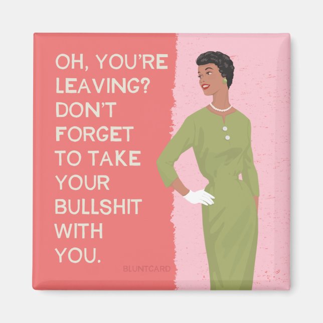 Oh, du verlasse? magnet (Vorne)