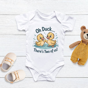 Oh Duck Twin für Babys, Süße Tier One Piece Baby Strampler