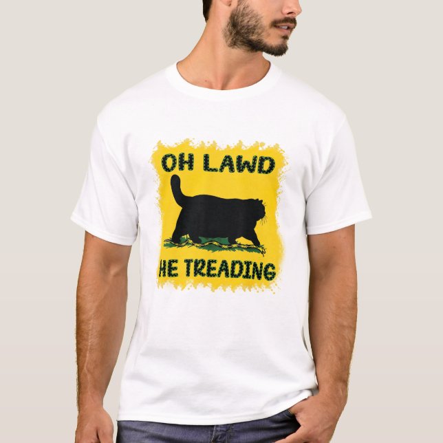 oh, er tretet lustiges Hemd T-Shirt (Vorderseite)