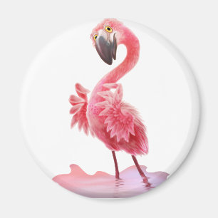 Oh, Flamingo! Magnet