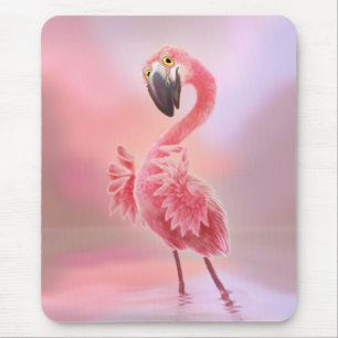 Oh, Flamingo! Mousepad