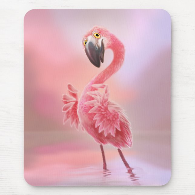 Oh, Flamingo! Mousepad (Vorne)