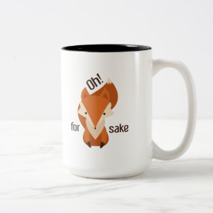 Oh For Fox Sake Zweifarbige Tasse