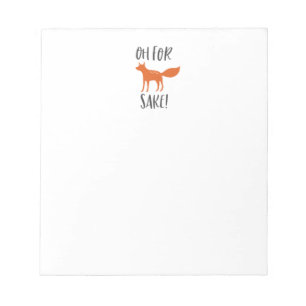 Oh, Fox Sake! 2 Notizblock