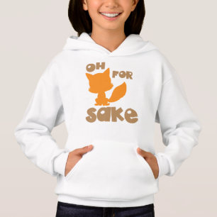 Oh, Fox Sake, Fox Silhouette, Woodland Animal. Hoodie