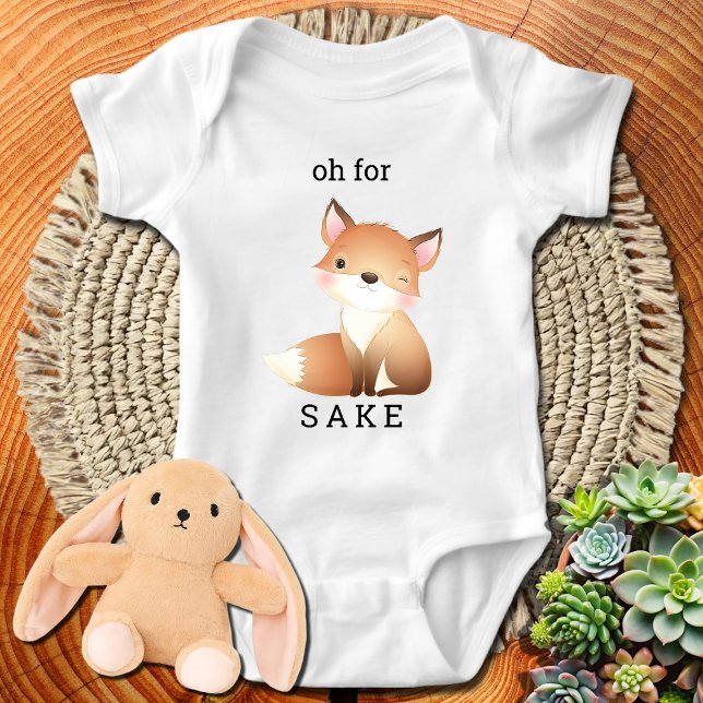 Oh, Fox Sake Niedliche Baby Bodysuit Strampler (Von Creator hochgeladen)
