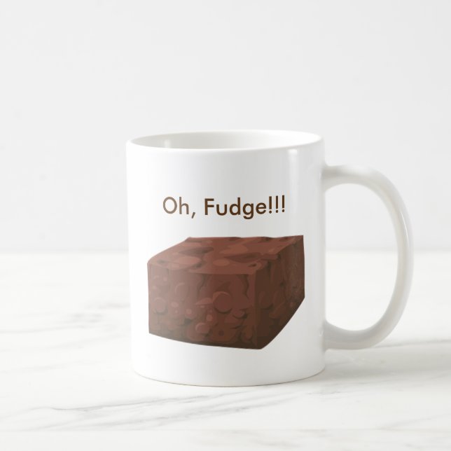 Oh Fudge - Kaffee-Tasse Kaffeetasse (Rechts)