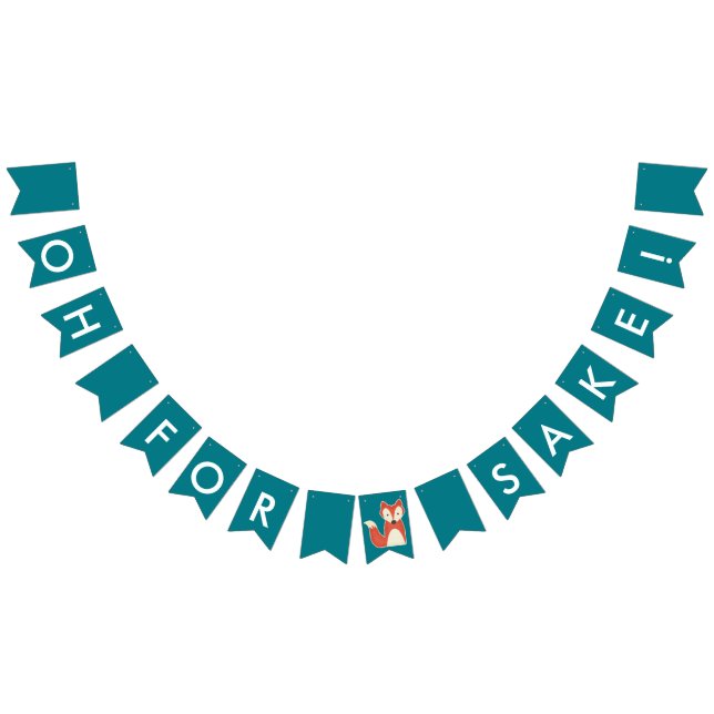 Oh, für Fox-Grund-Geburtstag Wimpelkette (Alle)