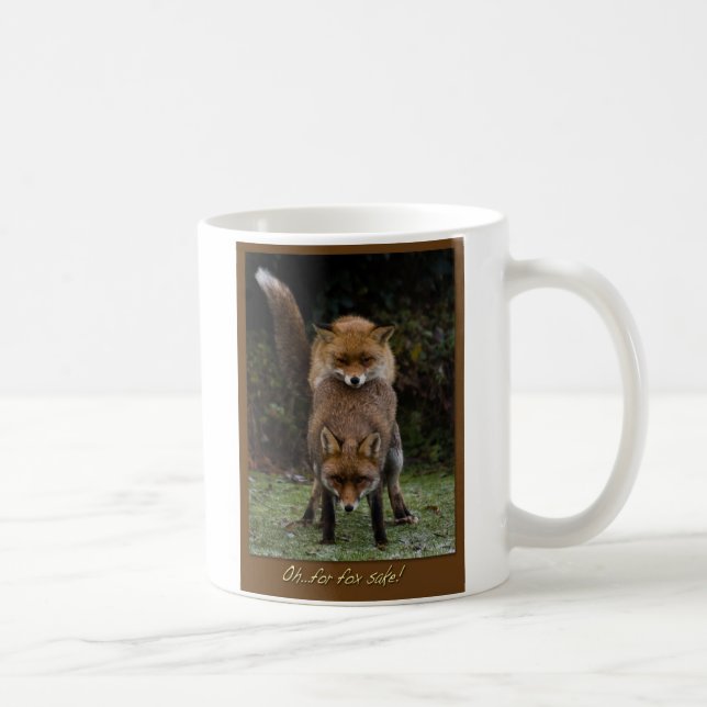 Oh für Fox-Grund Tasse (Rechts)