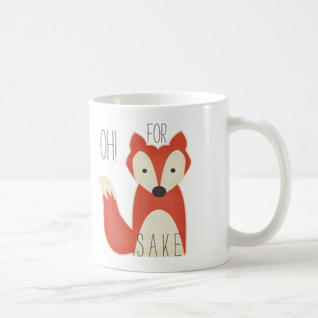 Oh! Für Fox-Grund Tasse (Rechts)