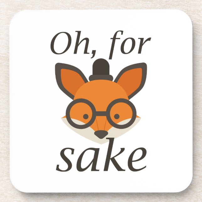 Oh, für Fox-Grund Untersetzer (Vorderseite)