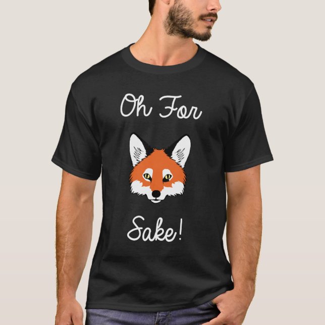 Oh für Fox-Grundlustigen Fox-Jagdhund-T - Shirt (Vorderseite)