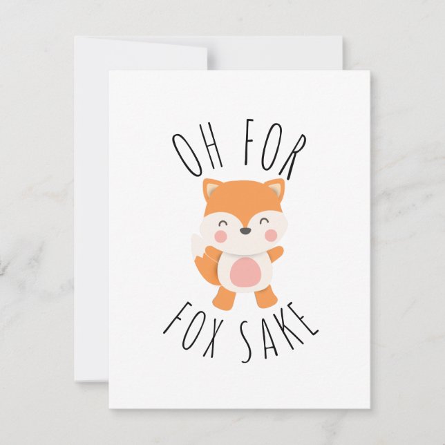 Oh für Fox Sake (Vorderseite)